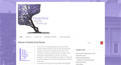 Desktop Screenshot of proactivestrataservices.com.au