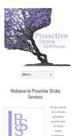 Mobile Screenshot of proactivestrataservices.com.au